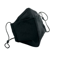 Load image into Gallery viewer, 3Layers Face mask "black" kimono remake for adults