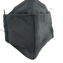 Load image into Gallery viewer, 3Layers Face mask "black" kimono remake for adults