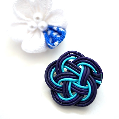 ハンドメイドなな 2pcs brooch, Japanese traditional handcraft, handmade – 7NanA