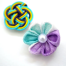 Load image into Gallery viewer, 2pcs brooch, Japanese traditional handcraft, handmade