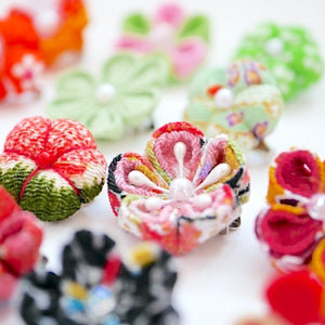 2pcs flower brooches, accessory, Japan Handmade, fashion accessories
