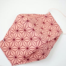 Load image into Gallery viewer, 3Layers Face mask "demon slayer/kamado nezuko" with pink ear cord