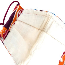 Load image into Gallery viewer, 3Layers Face mask "red" japanese words design