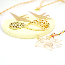 Load image into Gallery viewer, yellow&pink fragrance stone, circle plaster plate, hanging ceramic