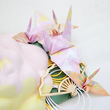 Load image into Gallery viewer, yellow&pink flower aromatherapy diffuser, handcrafted home interior