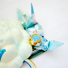 Load image into Gallery viewer, yellow&blue marble flower aroma diffuser and aroma pot