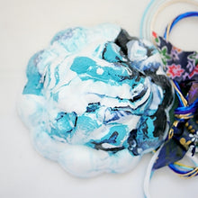 Load image into Gallery viewer, blue marble flower fragrance aroma-stone, stone diffuser