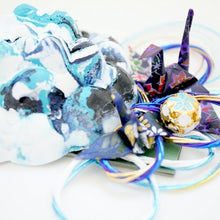 Load image into Gallery viewer, blue marble flower fragrance aroma-stone, stone diffuser