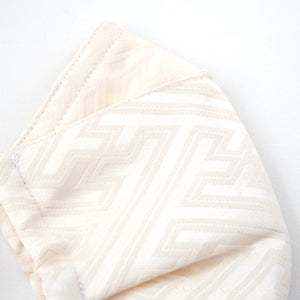 3Layers Face mask "white" kimono remake from japan