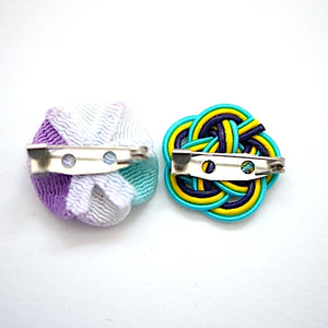 2pcs brooch, Japanese traditional handcraft, handmade