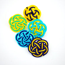 Load image into Gallery viewer, lapel pin 5pcs, Japanese traditional paper work/mizuhiki