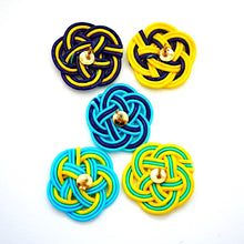 Load image into Gallery viewer, lapel pin 5pcs, Japanese traditional paper work/mizuhiki