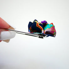 Load image into Gallery viewer, blue&amp;mix color flower kilt pin, shawl pin brooch, scarf clip, scarf stopper, brooch pin