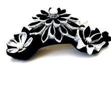 Load image into Gallery viewer, deep blue Tumami-zaiku hair barrette handmade from Japan