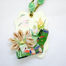 Load image into Gallery viewer, yellow-green plaster diffuser, green hanging ornament