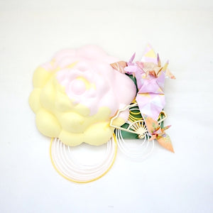 yellow&pink flower aromatherapy diffuser, handcrafted home interior