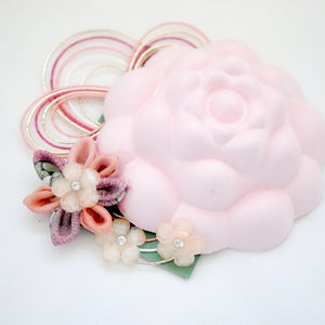 pink flower aroma-stone,home fragrance handcrafted