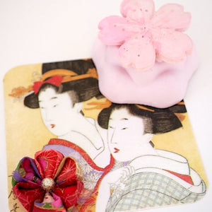 SAKURA aroma stone on Japan design, ceramic aroma, handmade