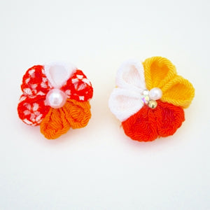 2pcs brooches, accessory, Japan Handmade, fashion items