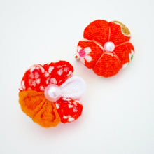 Load image into Gallery viewer, 2pcs flower brooches, accessory, Japan Handmade, fashion items