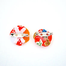 Load image into Gallery viewer, 2pcs flower brooches, accessory, Japan Handmade, fashion items