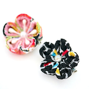 2pcs flower brooches, accessory, Japan Handmade, fashion accessories