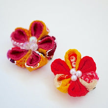 Load image into Gallery viewer, 2pcs flower brooches, accessory, Japan Handmade, fashion accessories