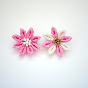 2pcs Flower Brooches, Accessory, Handmade, Jewelry