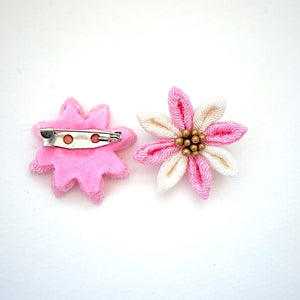 2pcs Flower Brooches, Accessory, Handmade, Jewelry