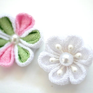 2pcs flower brooches, accessory, Japan Handmade, fashion accessories