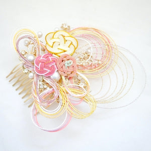 Japanese traditional styling tool, mizuhiki headpieces, hair comb