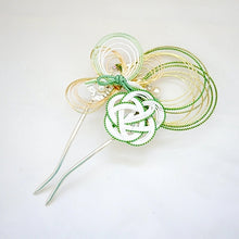 Load image into Gallery viewer, hair pin decor mizuhiki headpieces, hair accessory, metal hair pin