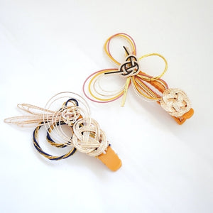 mizuhiki"水引" hair clip, hair accessory, hair styling tool