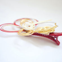 Load image into Gallery viewer, Japanese decor mizuhiki hair clip, head accessory, styling tool