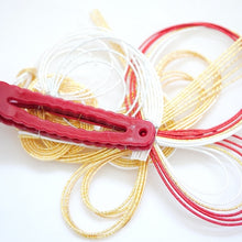 Load image into Gallery viewer, Japanese decor mizuhiki hair clip, head accessory, styling tool