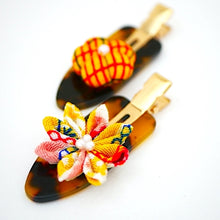 Load image into Gallery viewer, 2pcs bekko base hair clip, hair accessory, handmade