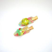 Load image into Gallery viewer, 2pcs light green hair clip, hair accessory, handmade