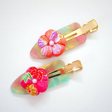 Load image into Gallery viewer, 2pcs hair clip, hair accessory, handmade from Japan