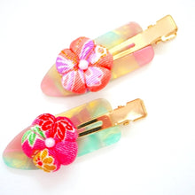 Load image into Gallery viewer, 2pcs hair clip, hair accessory, handmade from Japan