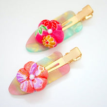 Load image into Gallery viewer, 2pcs hair clip, hair accessory, handmade from Japan