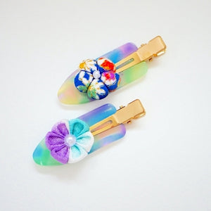 2pcs hair clip, hair accessory, Japan handmade