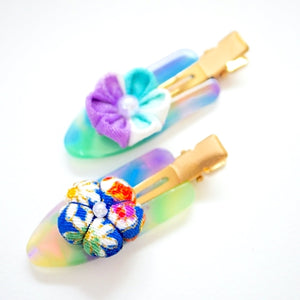 2pcs hair clip, hair accessory, Japan handmade