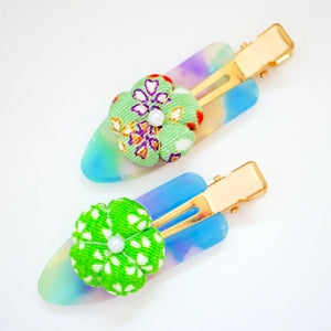 2pcs hair clip, hair accessory, Japan handmade, hair styling tool