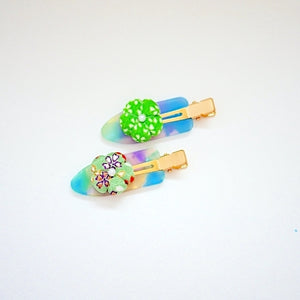 2pcs hair clip, hair accessory, Japan handmade, hair styling tool