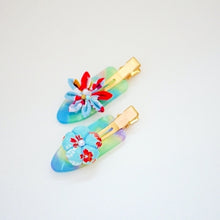 Load image into Gallery viewer, 2pcs skyblue&amp;red hair clip, hair accessory, Japan handmade