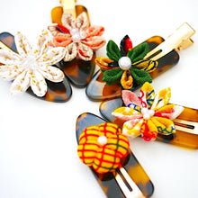 Load image into Gallery viewer, 2pcs bekko base hair clip, hair accessory, handmade