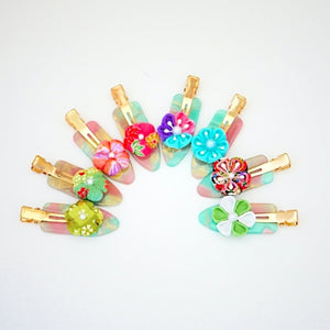 2pcs hair clip, hair accessory, handmade from Japan